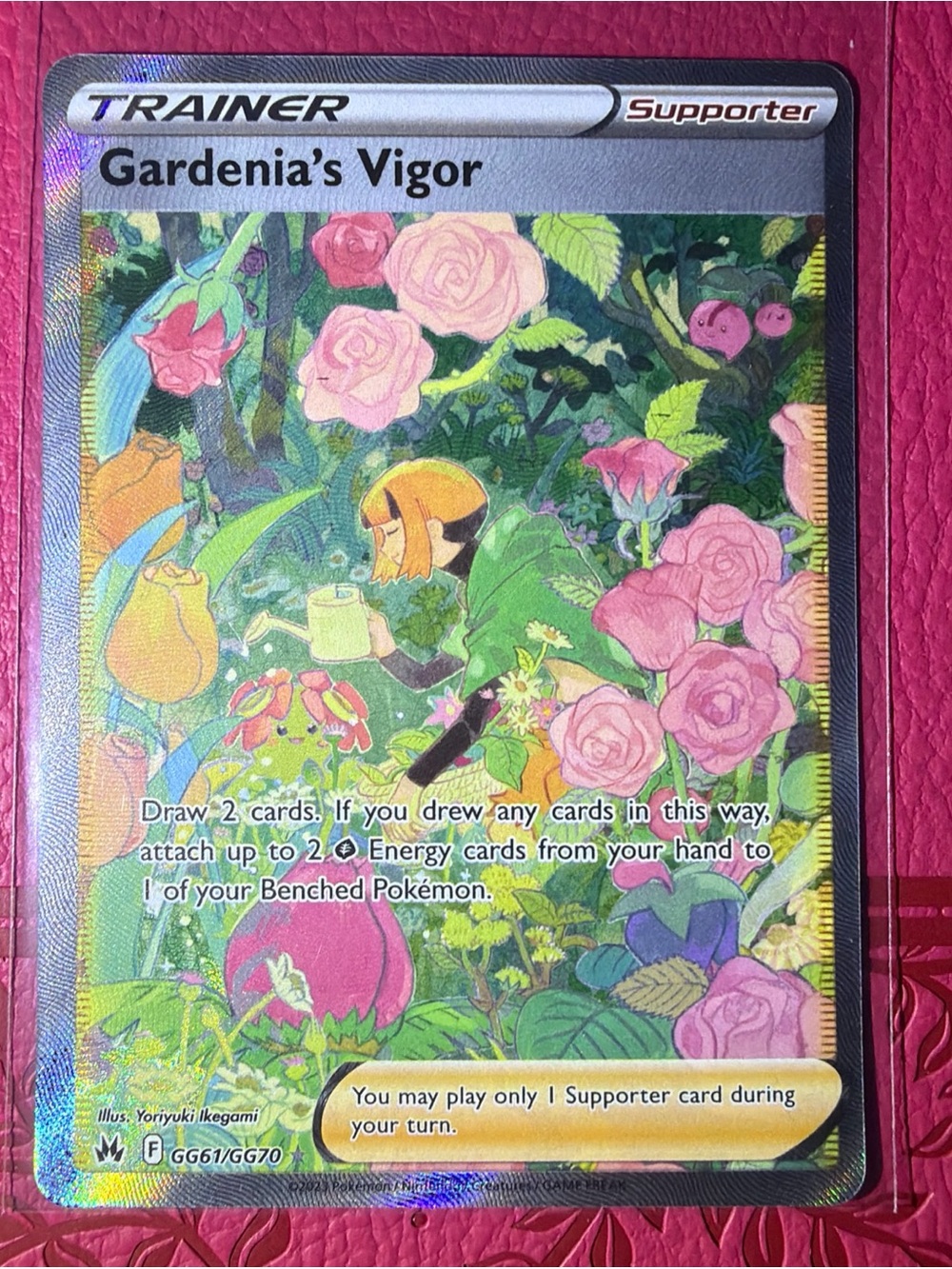 Pokemon Gardenia's Vigor GG61/GG70 SWSH: Crown Zenith: Galarian Gallery UR NM